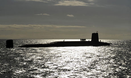 Trident nuclear submarine HMS Victorious