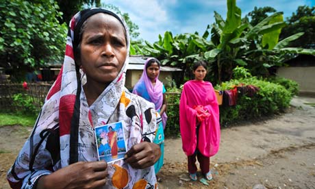 Saphira Khatun, whose daughter Minu Begum was trafficked to Delhi at the age of 12