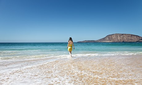 Beach in La Graciosa, Canary Islands, Spain