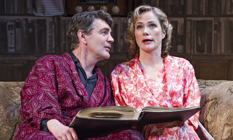 Alexander Hanson (Will Trenting) and Abigail Cruttenden (Rona Trenting) in Accolade by Emlyn William