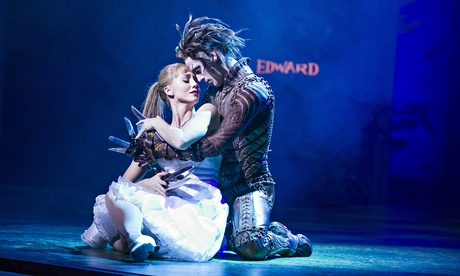 Ashley Shaw (Kim) and Dominic North, a ‘touching, sweet-natured’ Edward Scissorhands at Sadler’s Wells. Photograph: Tristram Kenton