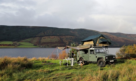 Land Rover by Loch Striven