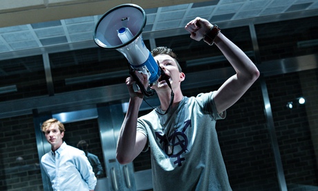 'Robust ideas': Luke Newberry (left) and Griffyn Gilligan in Teddy Ferrara at the Donmar.