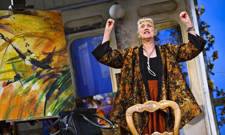 'Entertaining': Marty Cruickshank as Virgie, the artist with a death wish in After Electra. 