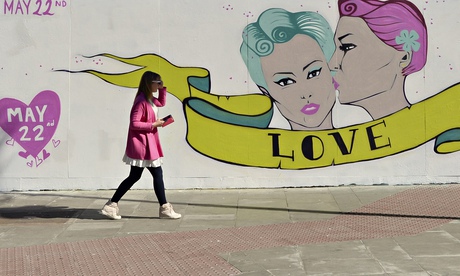 Pro gay marriage referendum mural, Dublin