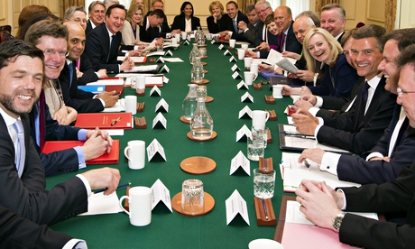 First Conservative cabinet meeting of new government