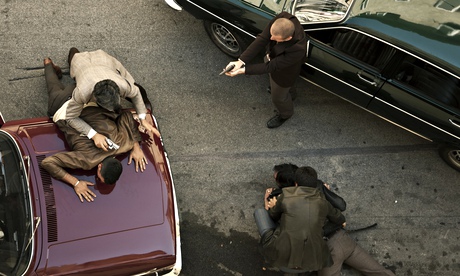 'A bouillabaisse yakuza movie':  a scene from The Connection.