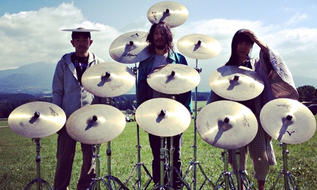 Japanese band Boredoms stage a happening in  Station to Station.