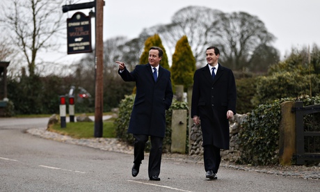 David Cameron And George Osborne Visit The North Of England