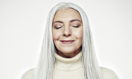 Glad to be grey – but most women in the public eye feel obliged to defy nature.