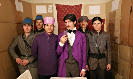 The Angulo brothers do their version of The Grand Budapest Hotel in the documentary  The Wolfpack.