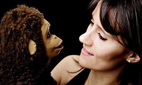 Nina Conti with Monkey, who is to be the co-narrator of her new book.