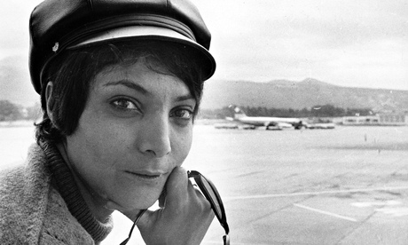 'Revolutionary chic':  hijacker Leila Khaled pictured at Beirut airport in 1970.