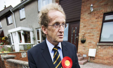 Lindsay Roy, Labour's candidate in the Glenrothes byelection. Photograph: Murdo Macleod