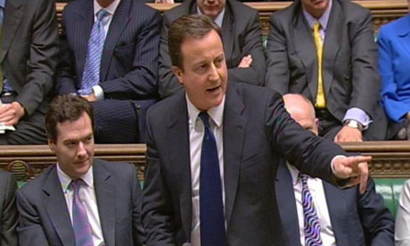 Angry scenes in the commons