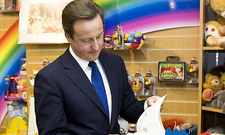 David Cameron visiting Carterton, Oxon, Britain - 16 Apr 2009
