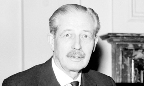 Former prime minister Harold Macmillan, who warned Margaret Thatcher against deep cuts
