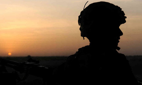 A British soldier from the 2nd Battalion Mercian Regiment Afghanistan
