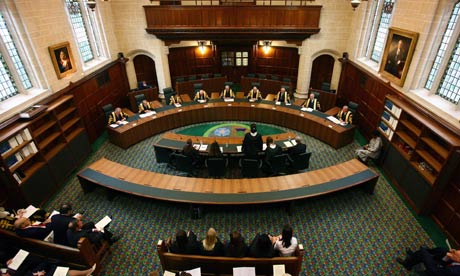 A general view of court one of the supreme court in London