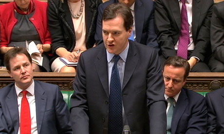 George Osborne delivers the budget