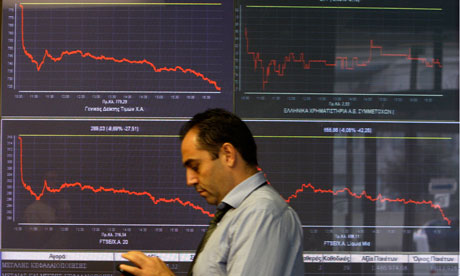 The Greek Stock Exchange in Athens