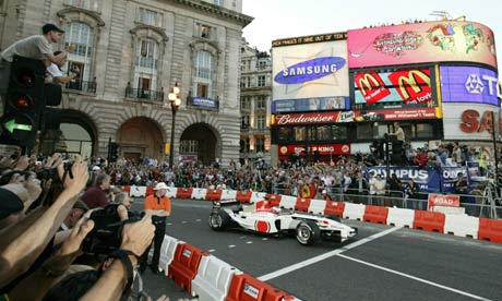 Formula One Regent Street Parade, London