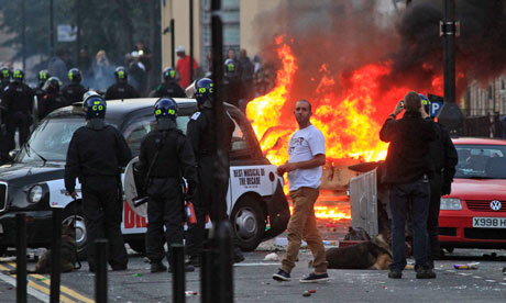 Rioting in London