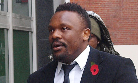 British boxer Dereck CHISORA has been given a suspended sentence for ...