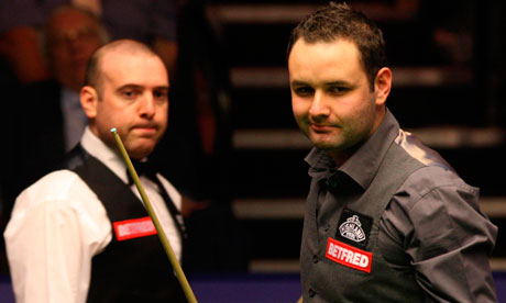 Stephen Maguire and Jamie Burnett