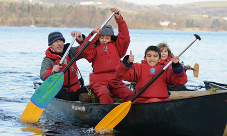 Lake expedition led by the Outward Bound Trust