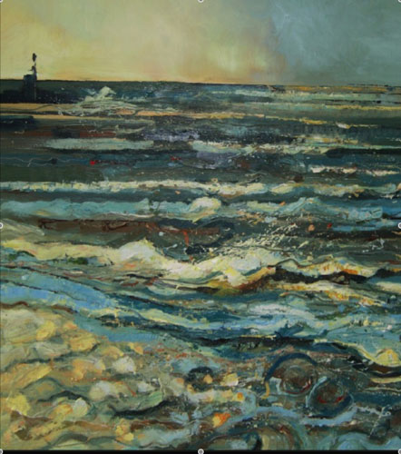 Boundless 2: Turbulent Sea (Boscombe Beach) by Claire Wiltsher