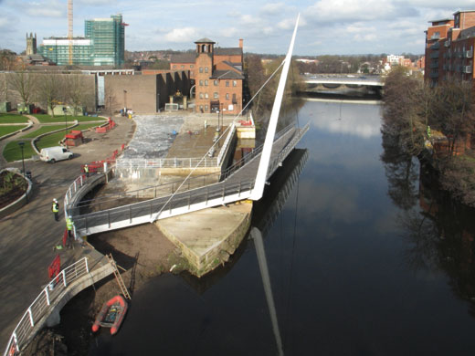 Public architecture award: Cathedral Green Footbridge, Derby