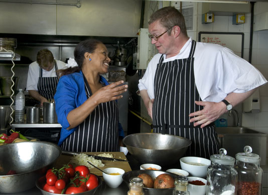 Refugee week: Fergus Henderson and Lelem at St John's, Clerkenwell