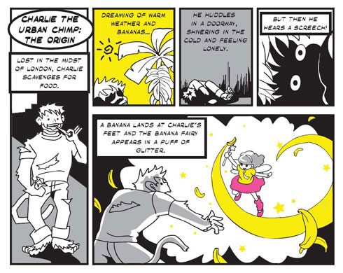 Underground heroes: Charlie cartoon