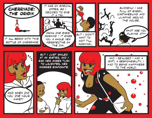 Underground heroes: Cherryade cartoon