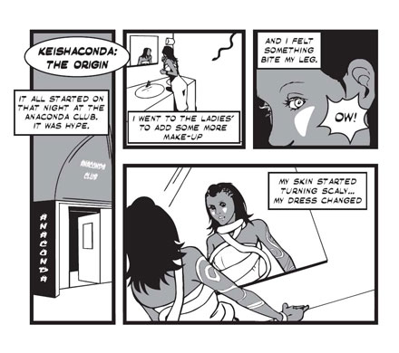 Underground heroes: Keishaonda cartoon