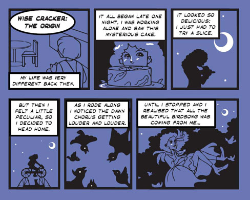 Underground heroes: Wise Cracker cartoon