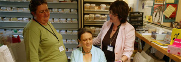 Staff at the Cuckoo Lane nurse-led surgery in west London