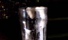 Empty beer pint