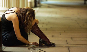 Binge drinker in Bristol