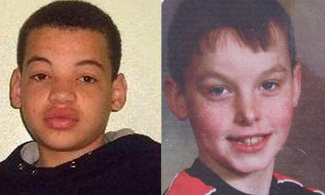 Gareth Myatt and Adam Rickwood, who died in custody in 2004. Photograph: PA - gmar