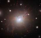 the centre of a galaxy in the Perseus Cluster