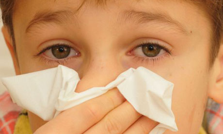 Boy with cold. Boy with cold. Photograph: Steven May/Alamy