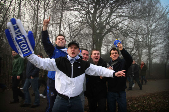 Gallery Inequality in Liverpool: Everton fans on derby day