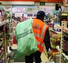 Postman in a post office