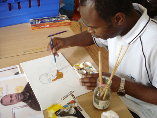 Therefore I am : artist painting