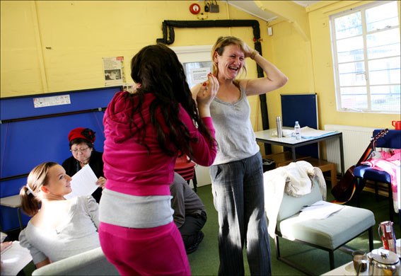 Travellers' Carmen: Rehearsals