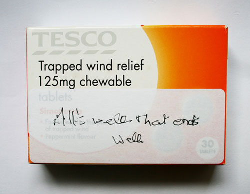 arthur+martha: arthur+martha: 'All's well that ends well' 2009 anon