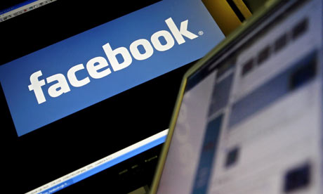 Logo of social networking website Facebook