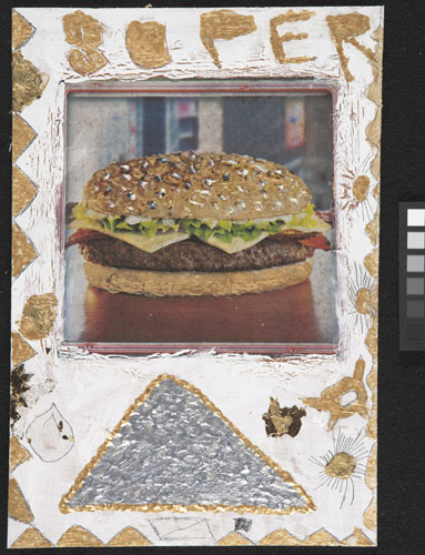 Feltham art: A gilded diptych from a project called Gold Rush.